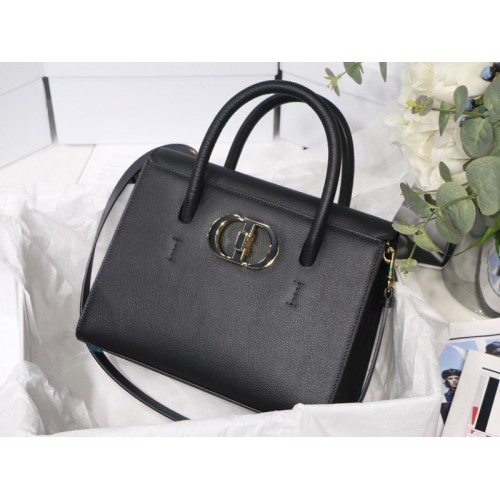 Dior Medium St Honoré Tote Bag in Black M9321