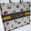 Dior Pixel Zodiac Embroidery Book Tote 41cm