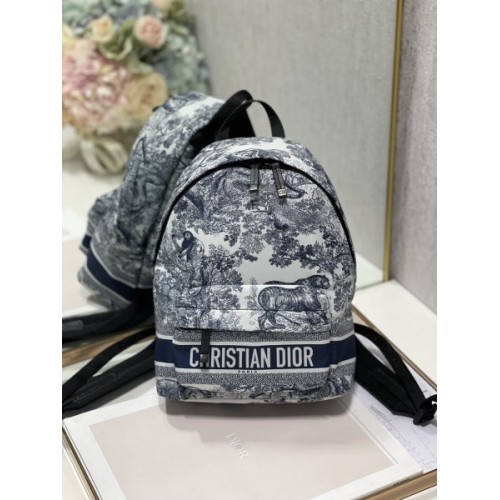 Dior embroided backpack