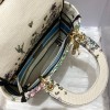 Dior Lady White Embroidered 24cm