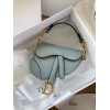 Dior Micro Saddle Mini Grained Leather in Blue