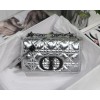 Dior Caro Silver Metallic Small 20cm