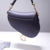 Dior saddle bag original grain leather black 20cm