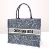 Dior Book Tote Embroidery Denim Effect 36cm Bag