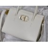 Dior Medium St Honoré Tote Bag in White M9321