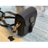 DIOR BOBBY Small Black Box Calfskin Bag