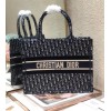 Dior book tote black line bag 36cm