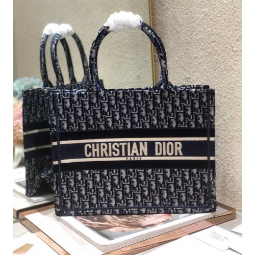 Dior book tote black line bag 36cm