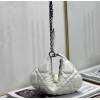 Dior caro tulip green white bag