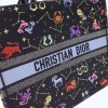 Dior Pixel Zodiac Embroidery Black Book Tote 41cm