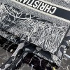 DIOR Book tote Black and White Dior Around the World Embroidery 36cm