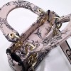 Dior lady D-lite mini pink nude multicolor bag