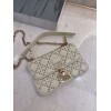 Dior Lucky Addict white chain bag