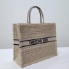 Dior Book Tote Beige Cannage Shearling 42cm