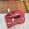 Dior Tote Book CD Red 36cm