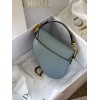 Dior Micro Saddle Mini Grained Leather in Blue