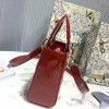 Lady Dior Patent Red leather 20cm