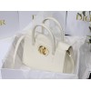 Dior Medium St Honoré Tote Bag in White M9321