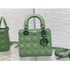 Dior lady hot green 20cm bag