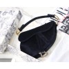 Dior Saddle Suede Black