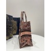 Dior Medium Book Tote Power Jardin MagiqueEmbroidery Bag