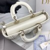 Dior D-Joy White Leather Bag
