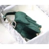 Dior Saddle Oblique Velvet Green 19cm S9001