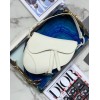 Dior Saddle Oblique Matte White 26cm M9001