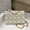 Dior Lucky Addict white shoulder bag