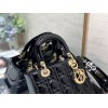 Dior lady patent ABC 20cm black