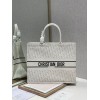 Dior Tote Book white leather 41 cm