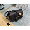 DIOR BOBBY Small Black Box Calfskin Bag