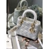 DIOR My ABCDIOR Lady White Lambskin Bag with Gold Hardware