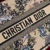 Dior Book Tote Dark Multicolor Dior Jardin d'Hiver Embroidery 36cm Bag