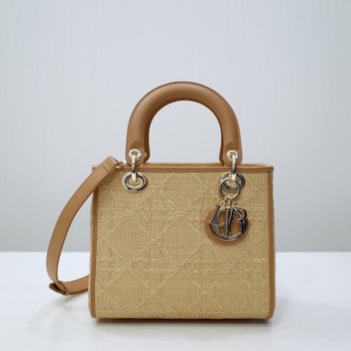 Dior Lady Raffia Bag