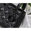DIOR My ABCDIOR Lady Black Lambskin Bag with Black Hardware