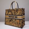 Dior Tote Book Yellow Jungle 41cm