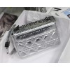 Dior Caro Silver Metallic Small 20cm