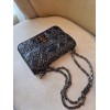 Dior Lucky Addict black chain bag