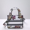 Dior lady D-lite mini white multicolor bag