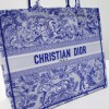 Dior book tote blue transparent large bag
