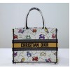 Dior Pixel Zodiac Embroidery Book Tote 36cm