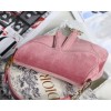 Dior Saddle Oblique Velvet Pink 19cm S9001