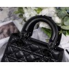DIOR My ABCDIOR Lady Black Lambskin Bag with Black Hardware