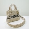 Dior medium Lady D-Lite Shearling Bag