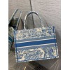Dior book tote blue tiger 36cm