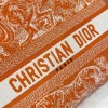 Dior Lady Orange Reverse Embroidery Bag