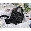 DIOR My ABCDIOR Lady Black Lambskin Bag with Black Hardware