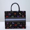 Dior Pixel Zodiac Embroidery Black Book Tote 41cm