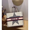Dior Tote Book Emroided White Star 41 cm